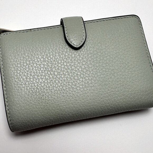 Kate Spade Lena Medium Leather Bifold Wallet in Green (Light Mint) - Picture 2 of 9